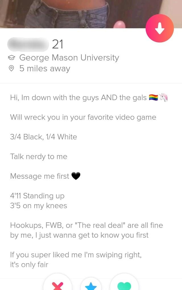 tinder bio to get laid