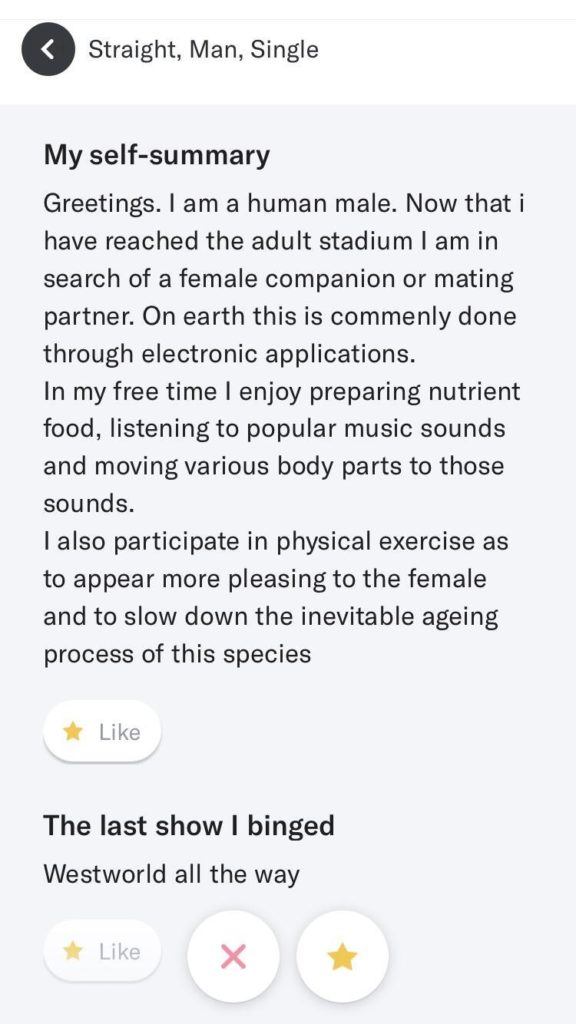 okcupid bio for hookups