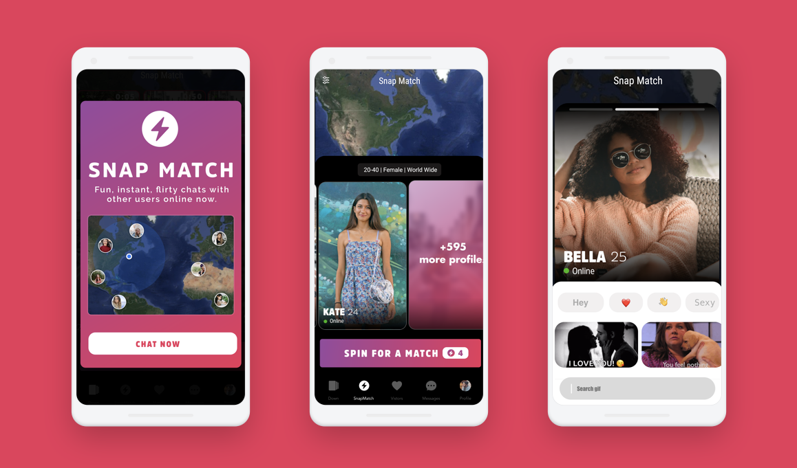 Down Hookup App’s New “Snap Match” Feature Gets You Virtual Connections Almost Instantly!