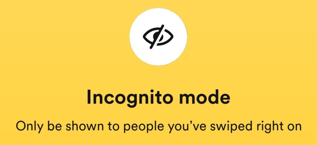 Bumble Incognito