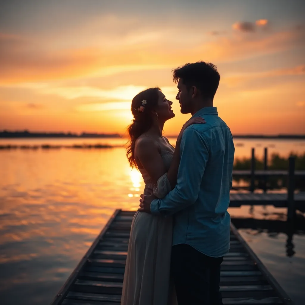 Captured in Love's Gaze