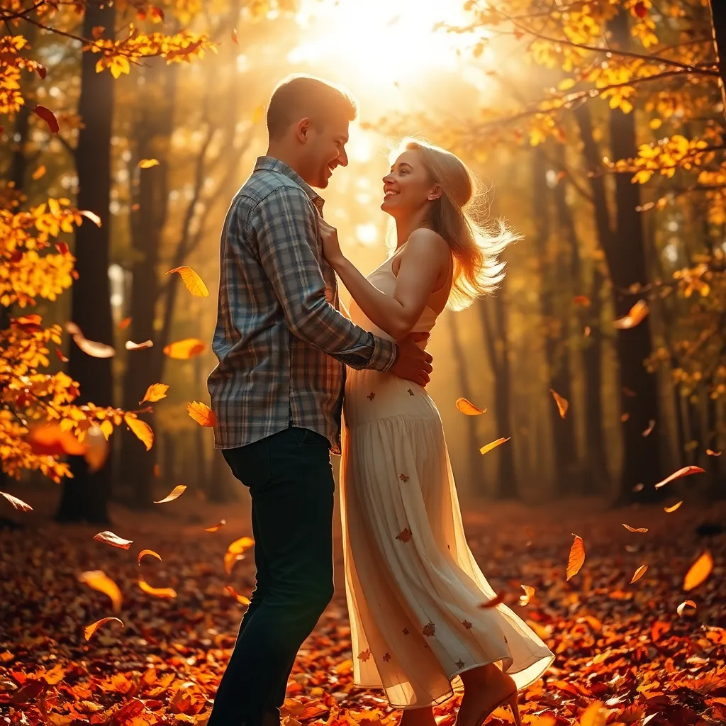 The Dance of Hearts and Leaves